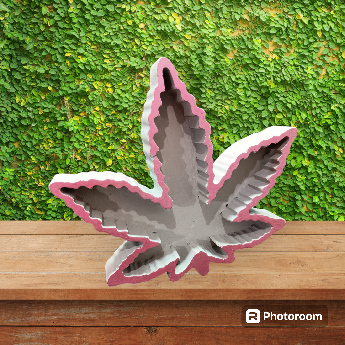 Leaf 420 Trinket Dish - cement