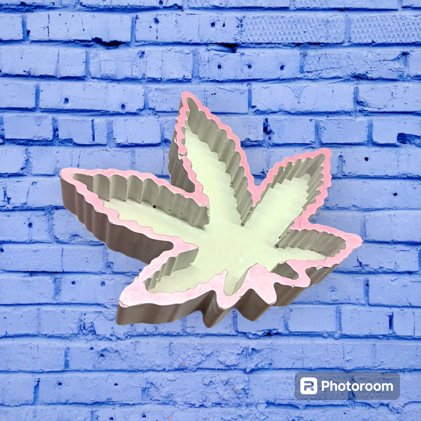 Leaf 420 Trinket Dish - cement