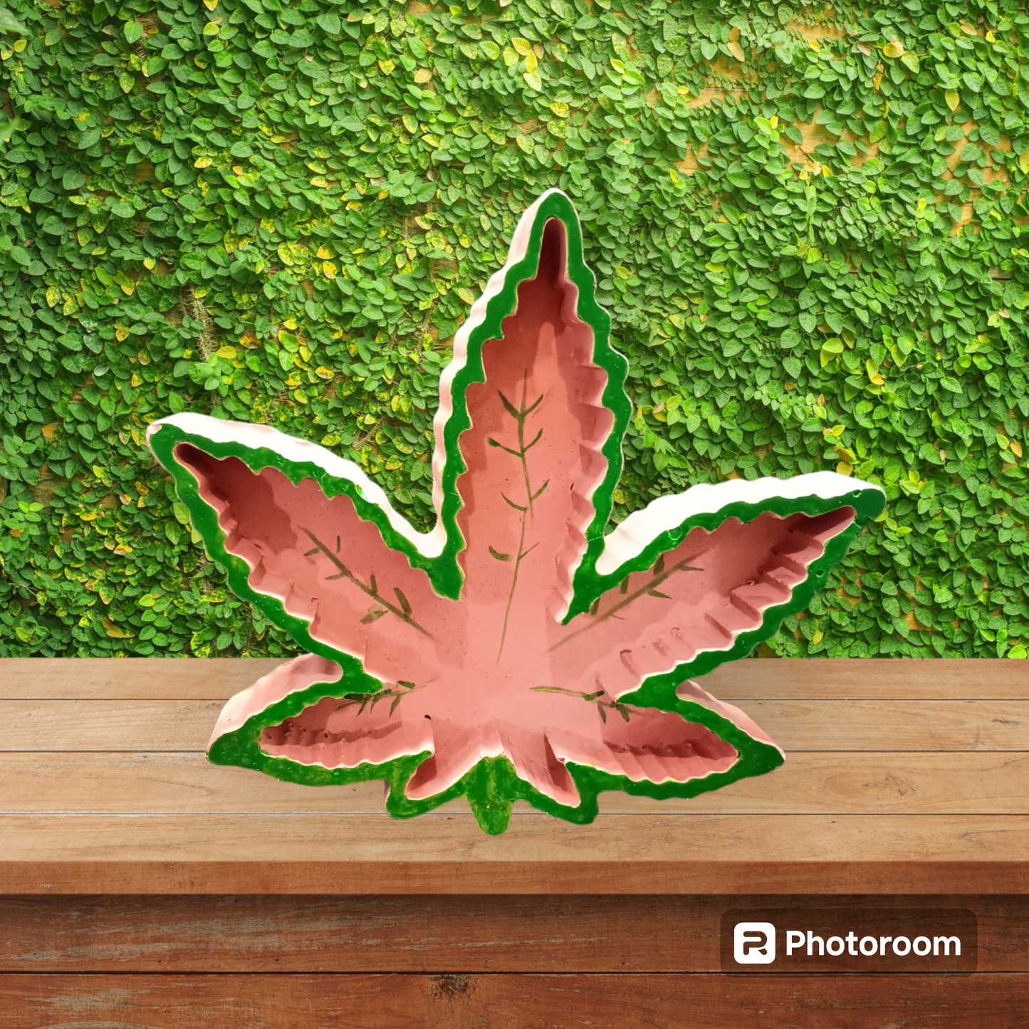 Leaf 420 Trinket Dish - cement