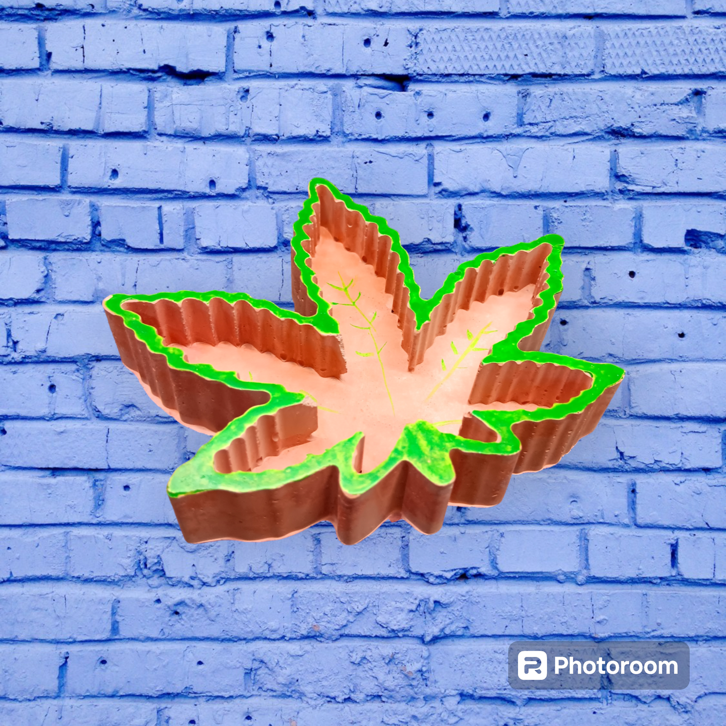 Leaf 420 Trinket Dish - cement