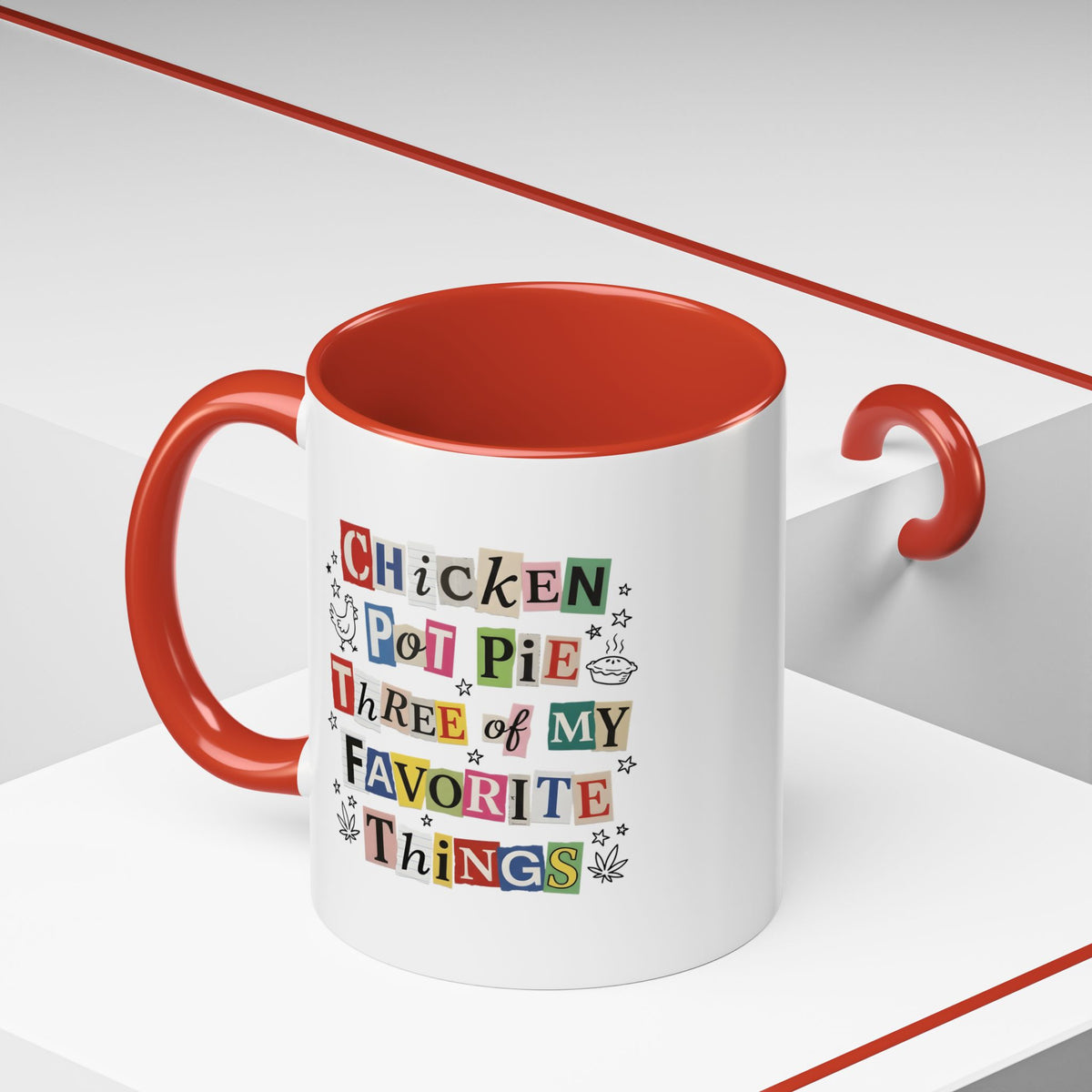 Chicken Pot Pie Three Favorite Things 420 Accent Coffee Mug
