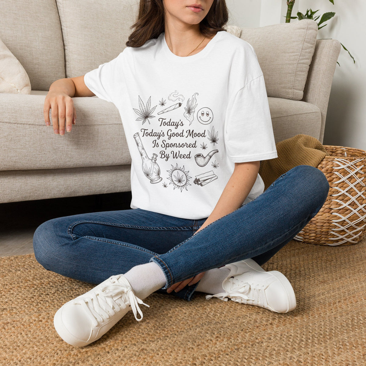 Weed Vibes Tee – Good Mood Sponsored by Weed
