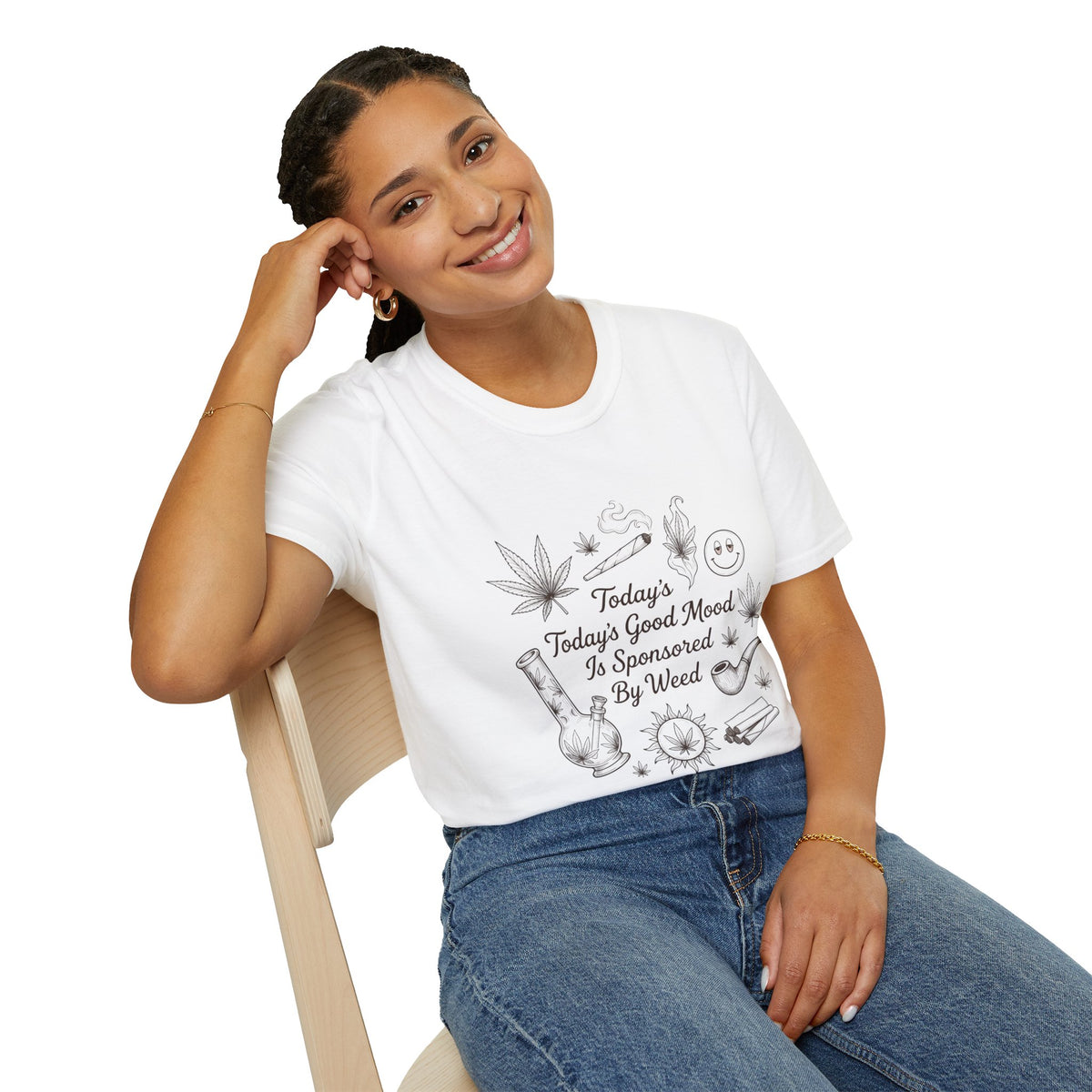 Weed Vibes Tee – Good Mood Sponsored by Weed
