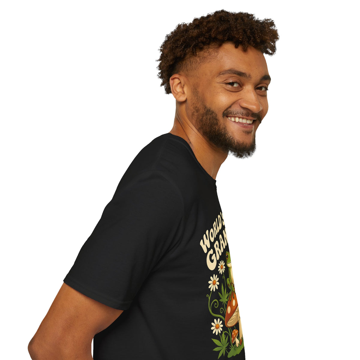 World's Dopest Grandma Tee – Frog on Mushroom