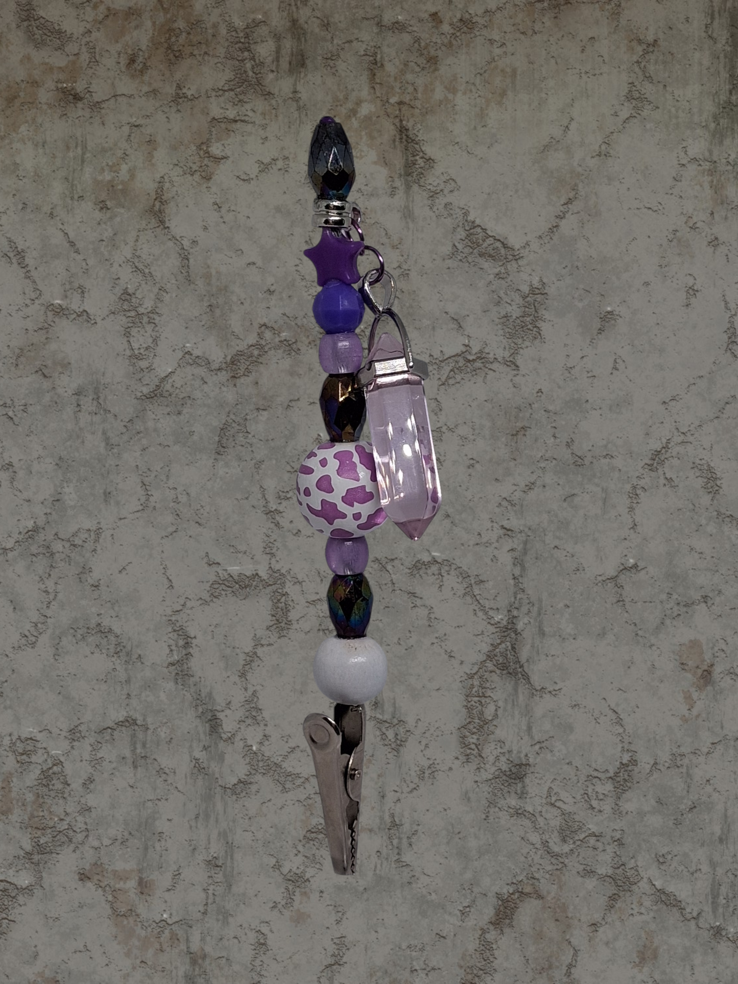 Handcrafted Beaded Alligator Clip