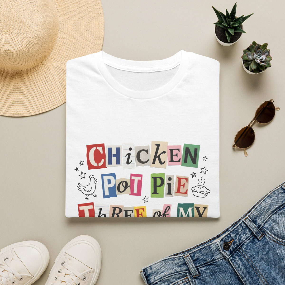 Chicken Pot Pie Tee – Three of My Favorite Things