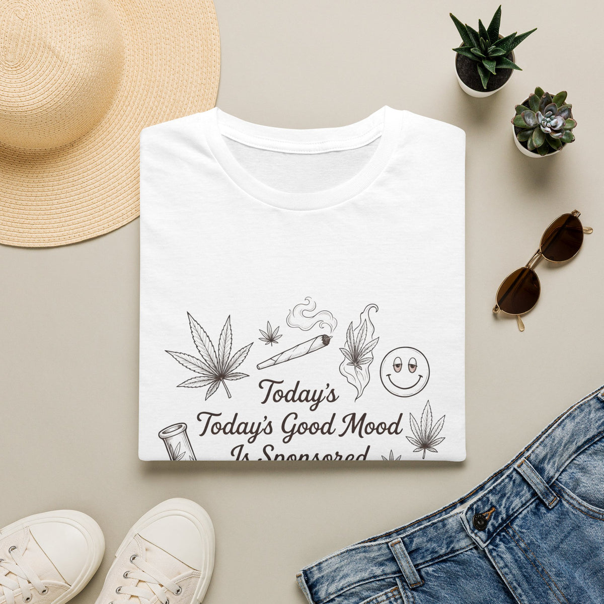 Weed Vibes Tee – Good Mood Sponsored by Weed