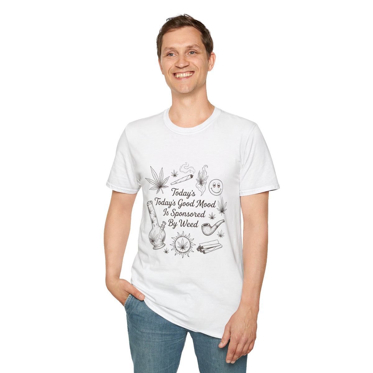 Weed Vibes Tee – Good Mood Sponsored by Weed