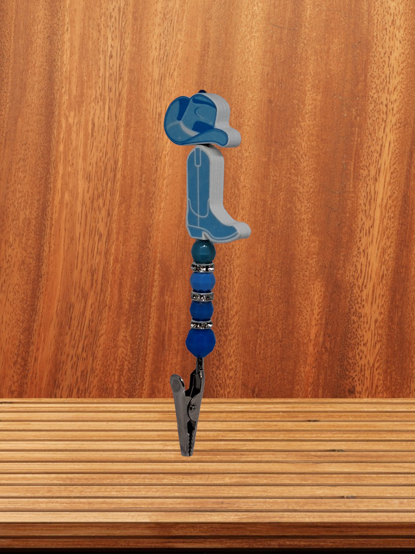 Handcrafted Beaded Alligator Clip