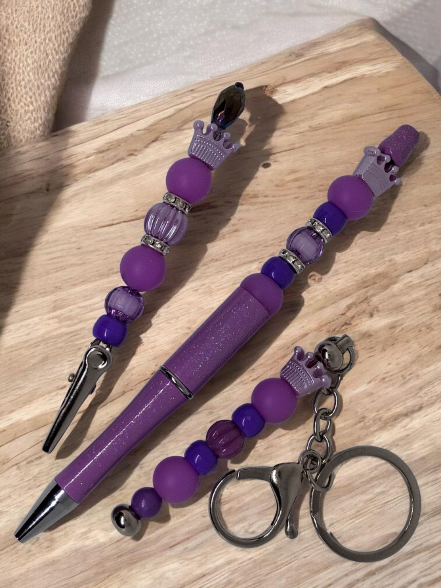 Handcrafted Beaded Alligator Clip